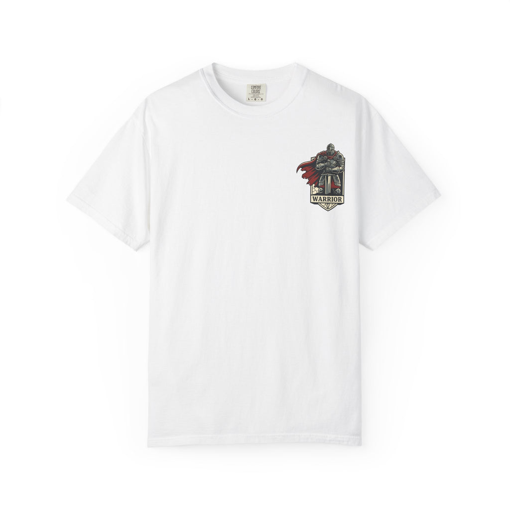 Warrior Knight Graphic T‑Shirt — Medieval Armor Design
