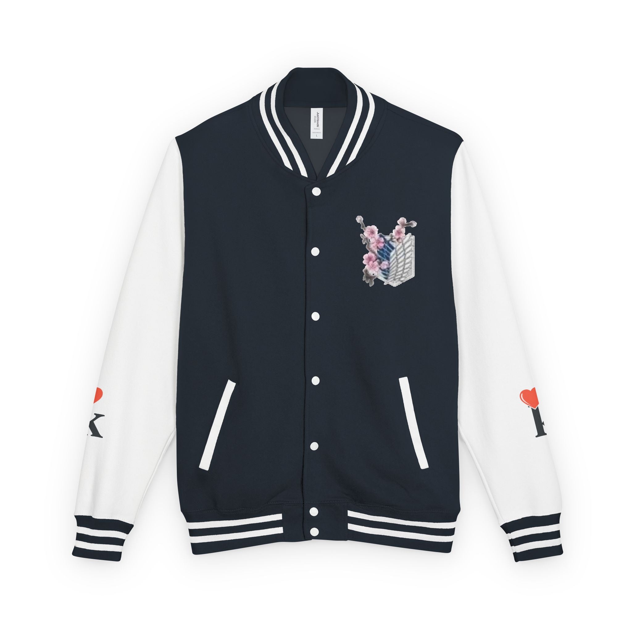 Attack on Titan Levi Varsity Jacket - Anime Letterman Jacket with Scout Regiment Emblem