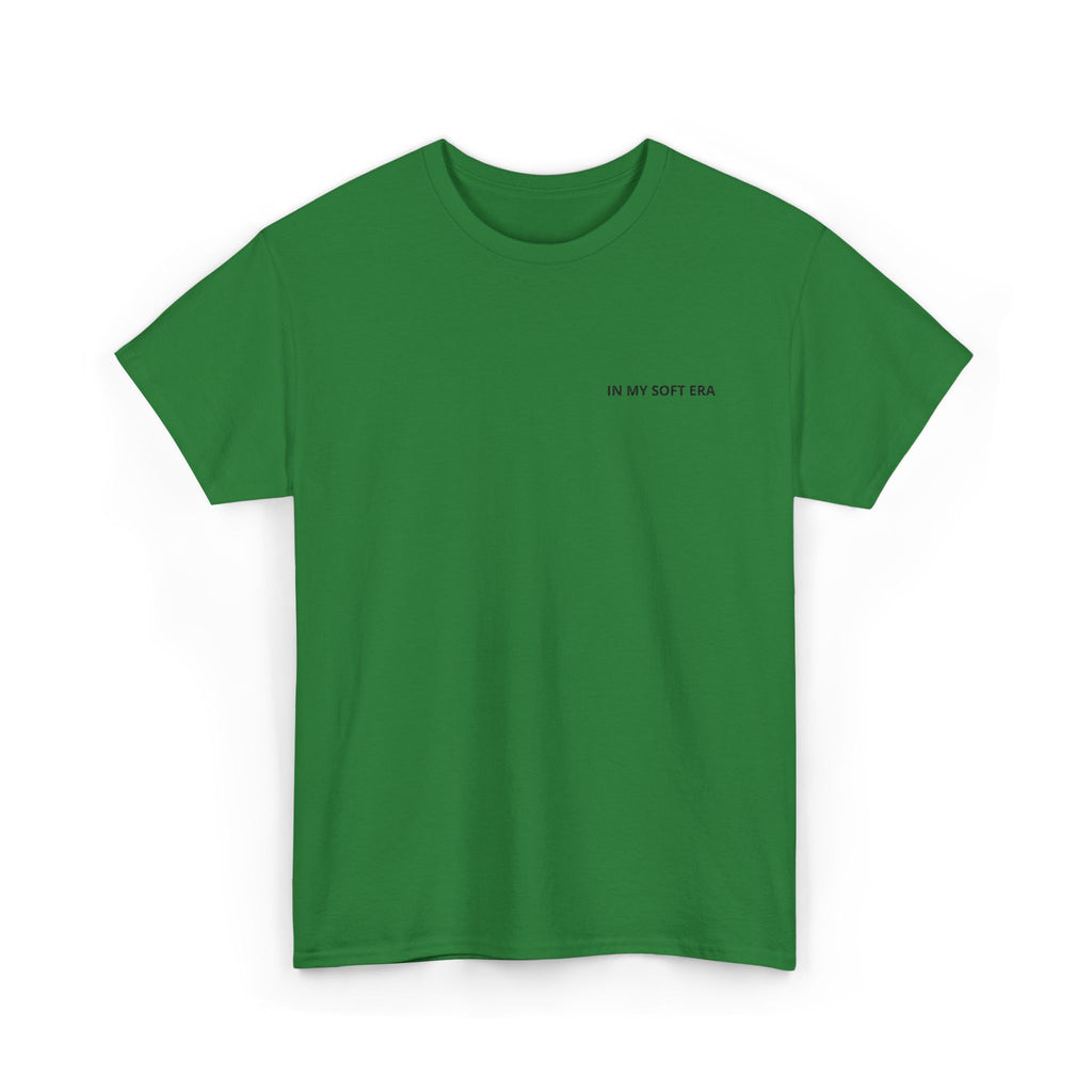 Minimal "In My Soft Era" Tee — Casual White Graphic T-Shirt