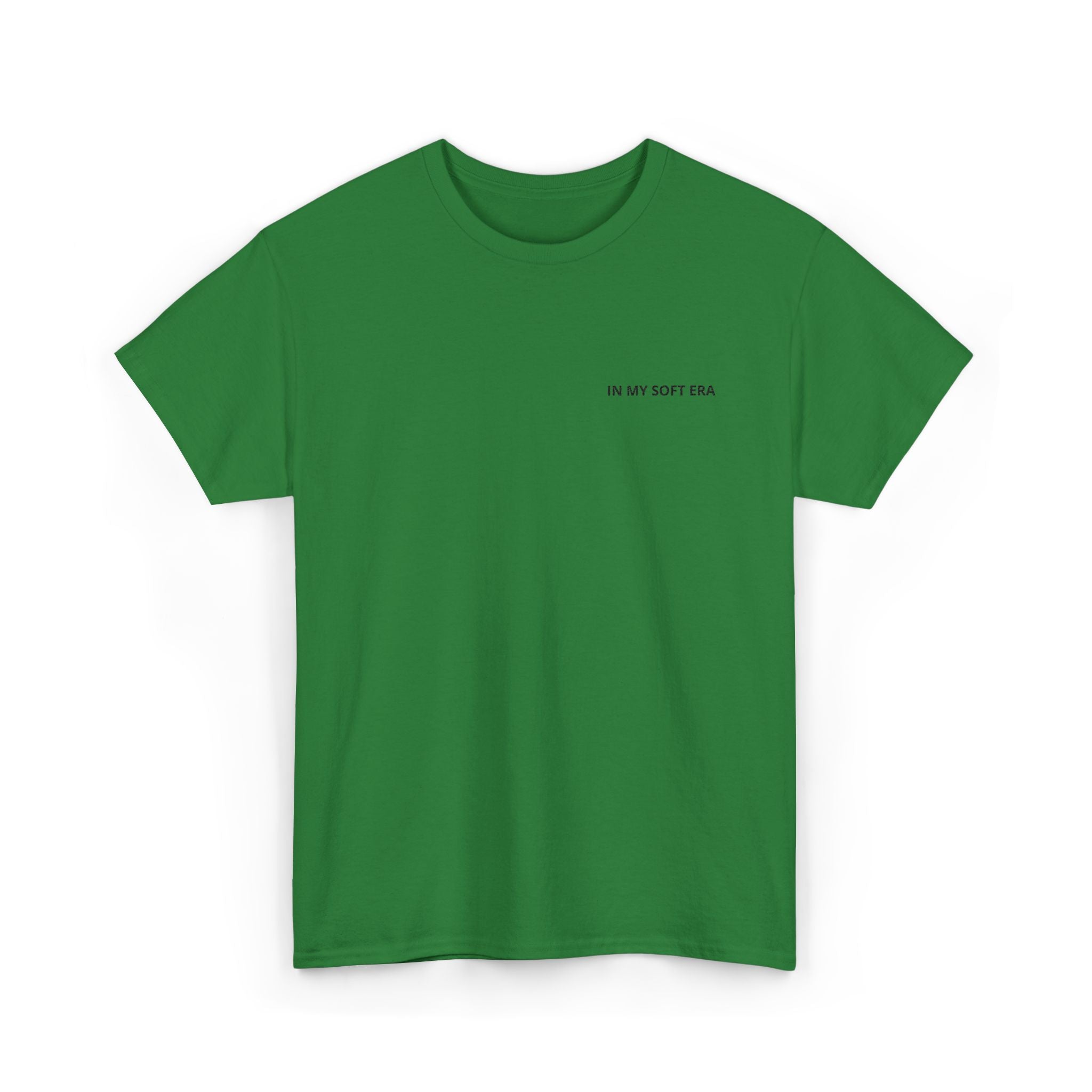 Minimal "In My Soft Era" Tee — Casual White Graphic T-Shirt