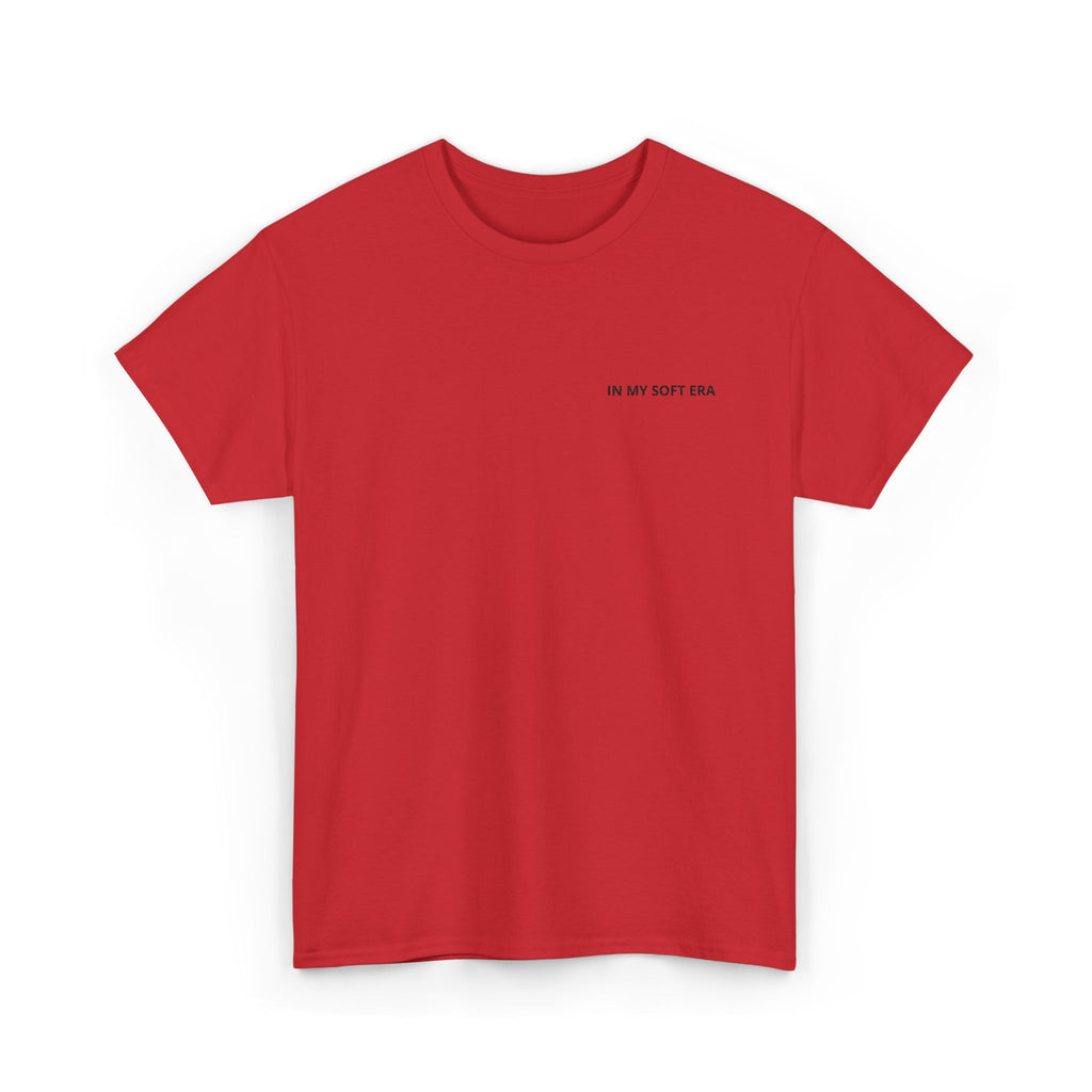 Minimal "In My Soft Era" Tee — Casual White Graphic T-Shirt