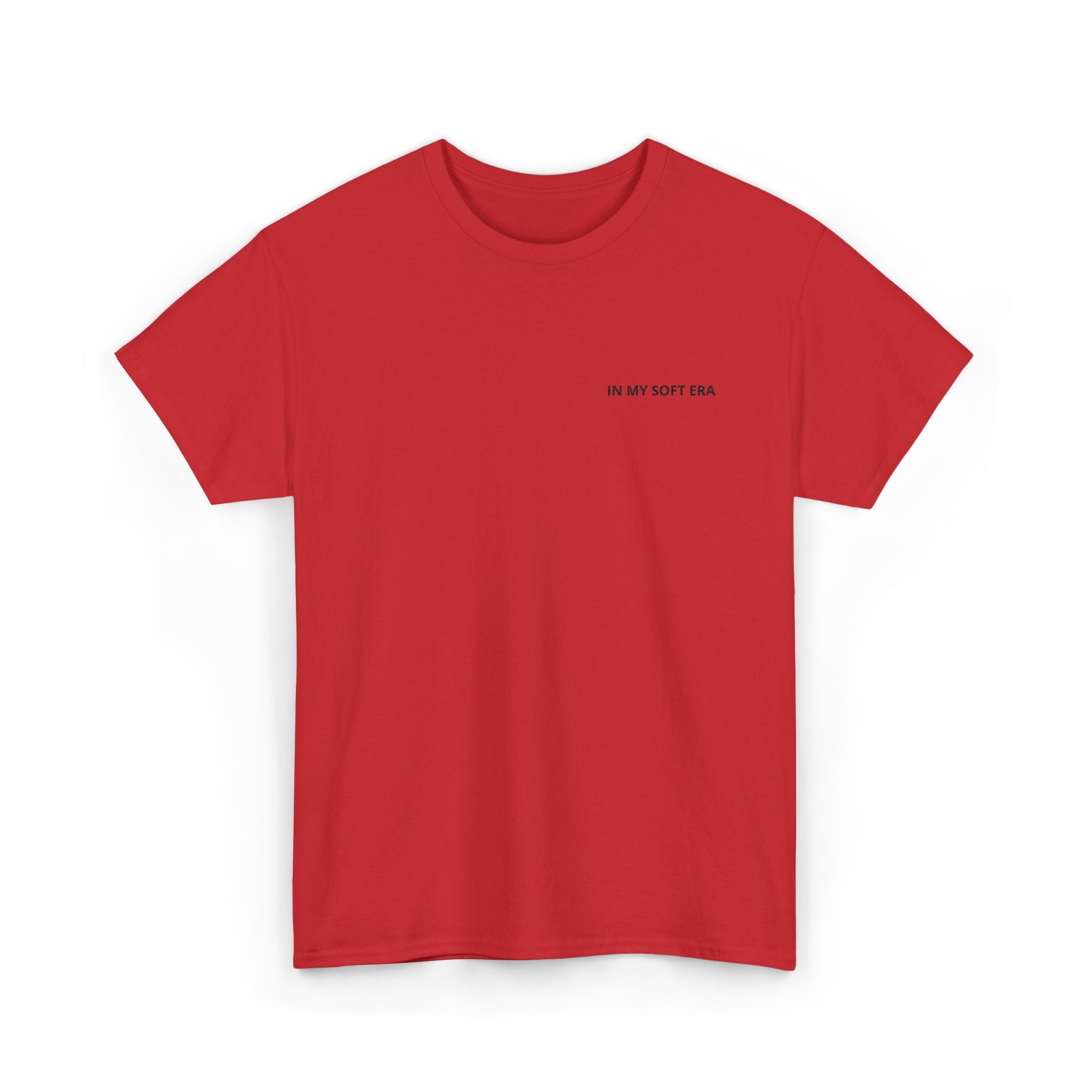 Minimal "In My Soft Era" Tee — Casual White Graphic T-Shirt