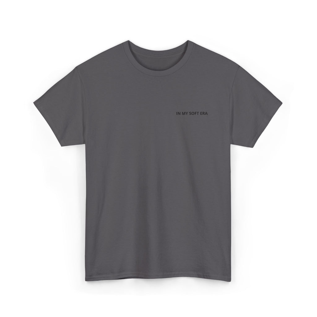 Minimal "In My Soft Era" Tee — Casual White Graphic T-Shirt