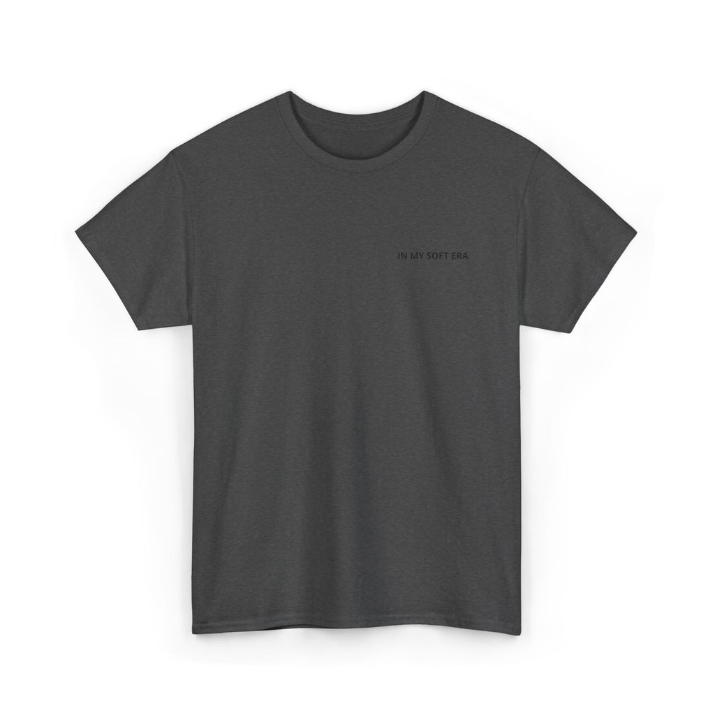Minimal "In My Soft Era" Tee — Casual White Graphic T-Shirt