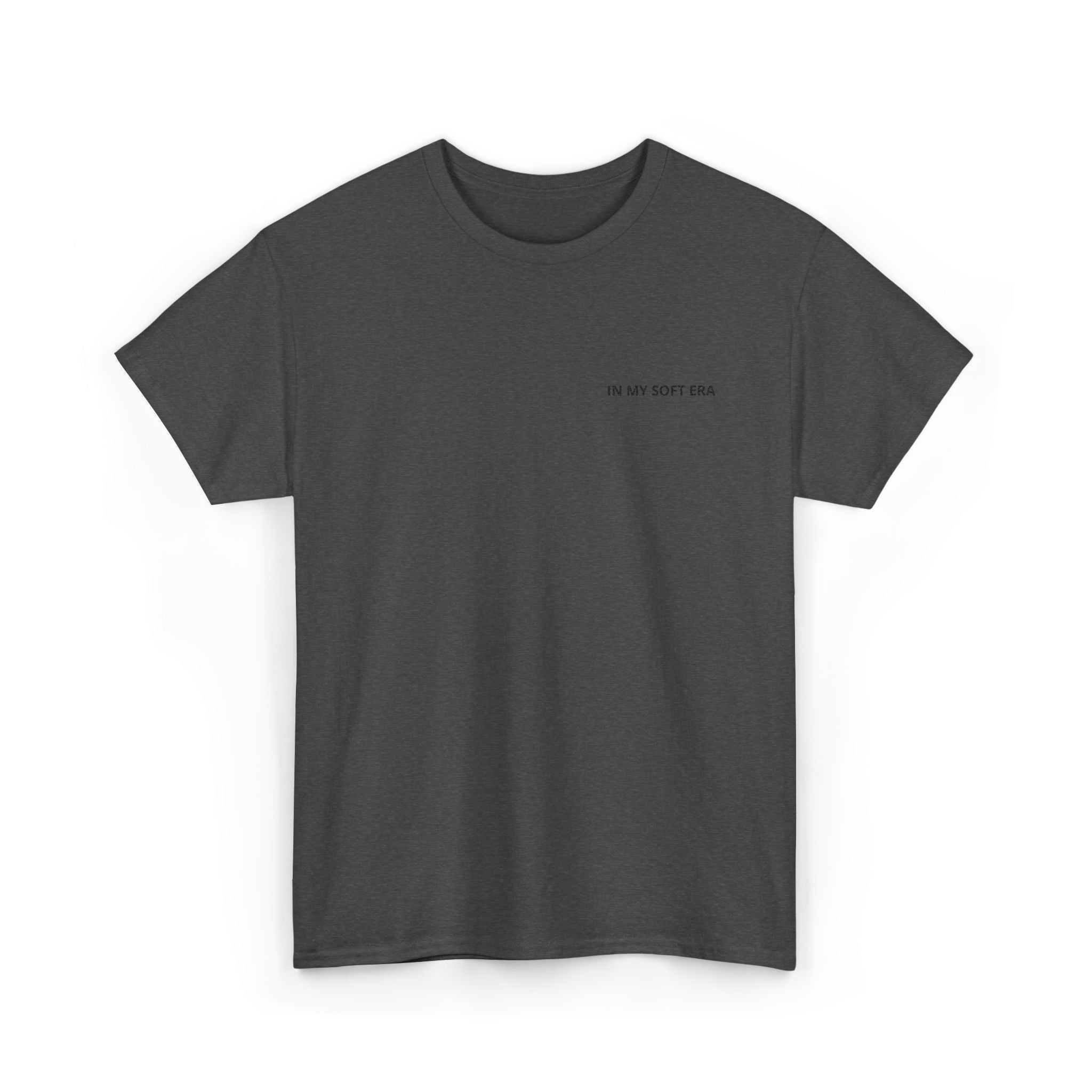 Minimal "In My Soft Era" Tee — Casual White Graphic T-Shirt