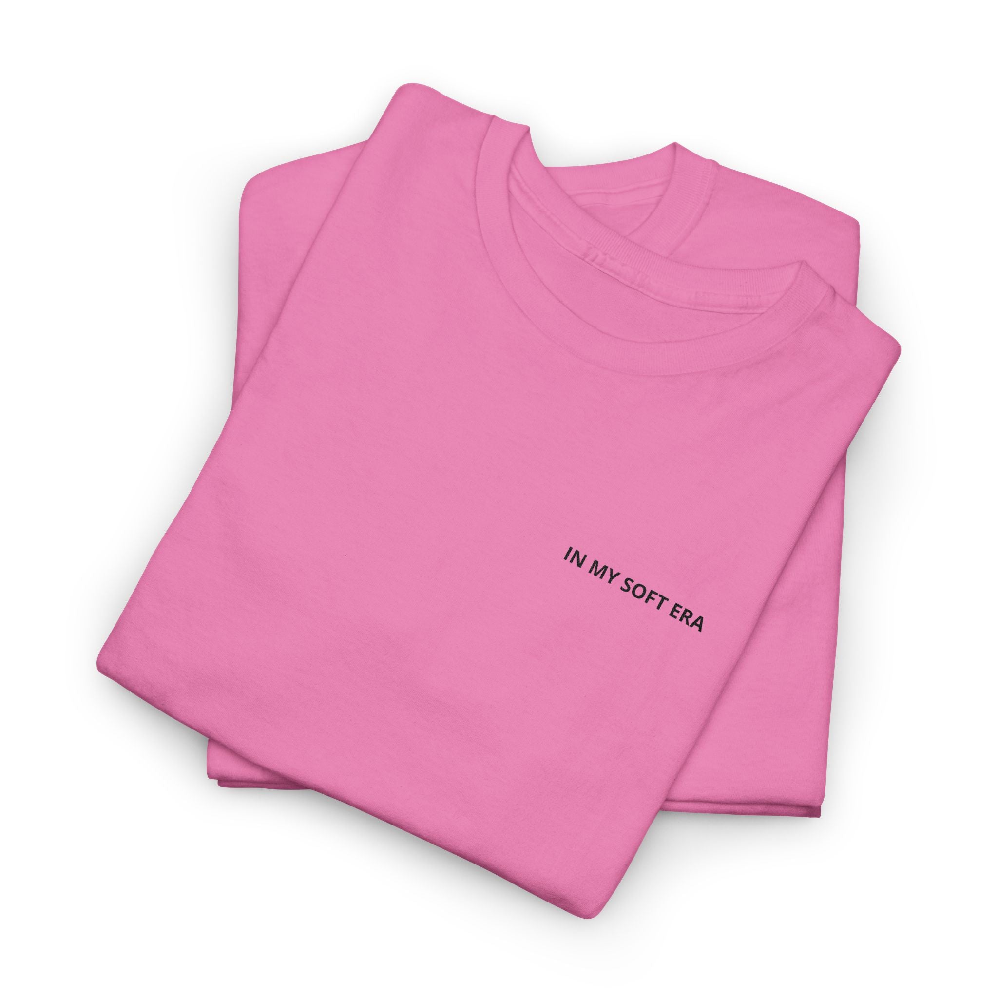 Minimal "In My Soft Era" Tee — Casual White Graphic T-Shirt