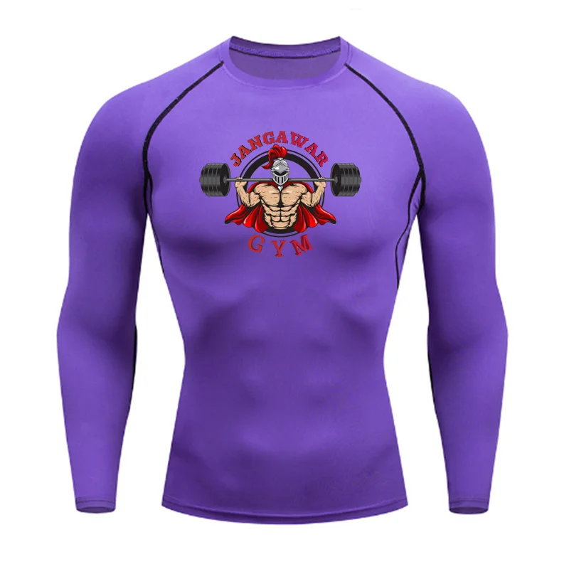 2025  New Slim Fit Fashionable Fitness Sportswear,  T-Shirt Pattern Top Tight Training Suit, Compressed Running Basketball Suit