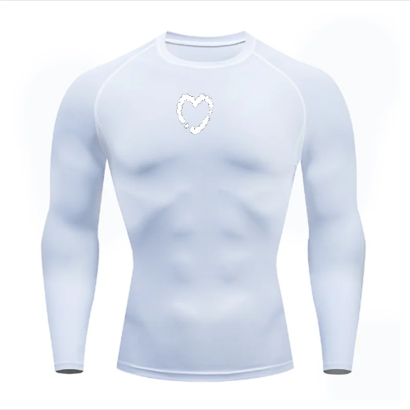 Women's Quick Dry Heart Shaped Sports T-shirt, Whimsical Cloud/Smoke Puffy White Pattern with Dotted Edge on Black Background