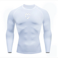 Women's Quick Dry Heart Shaped Sports T-shirt, Whimsical Cloud/Smoke Puffy White Pattern with Dotted Edge on Black Background