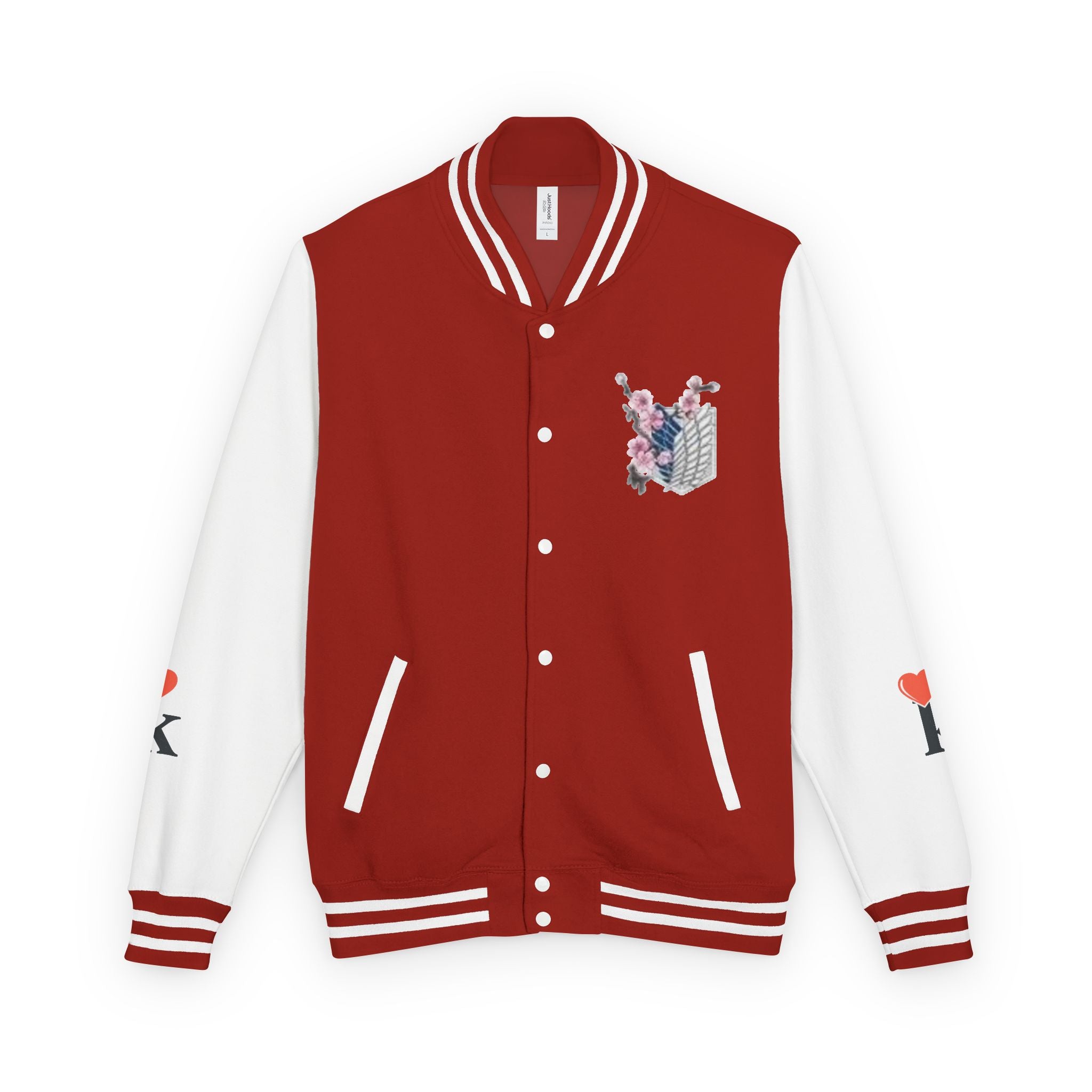 Attack on Titan Levi Varsity Jacket - Anime Letterman Jacket with Scout Regiment Emblem