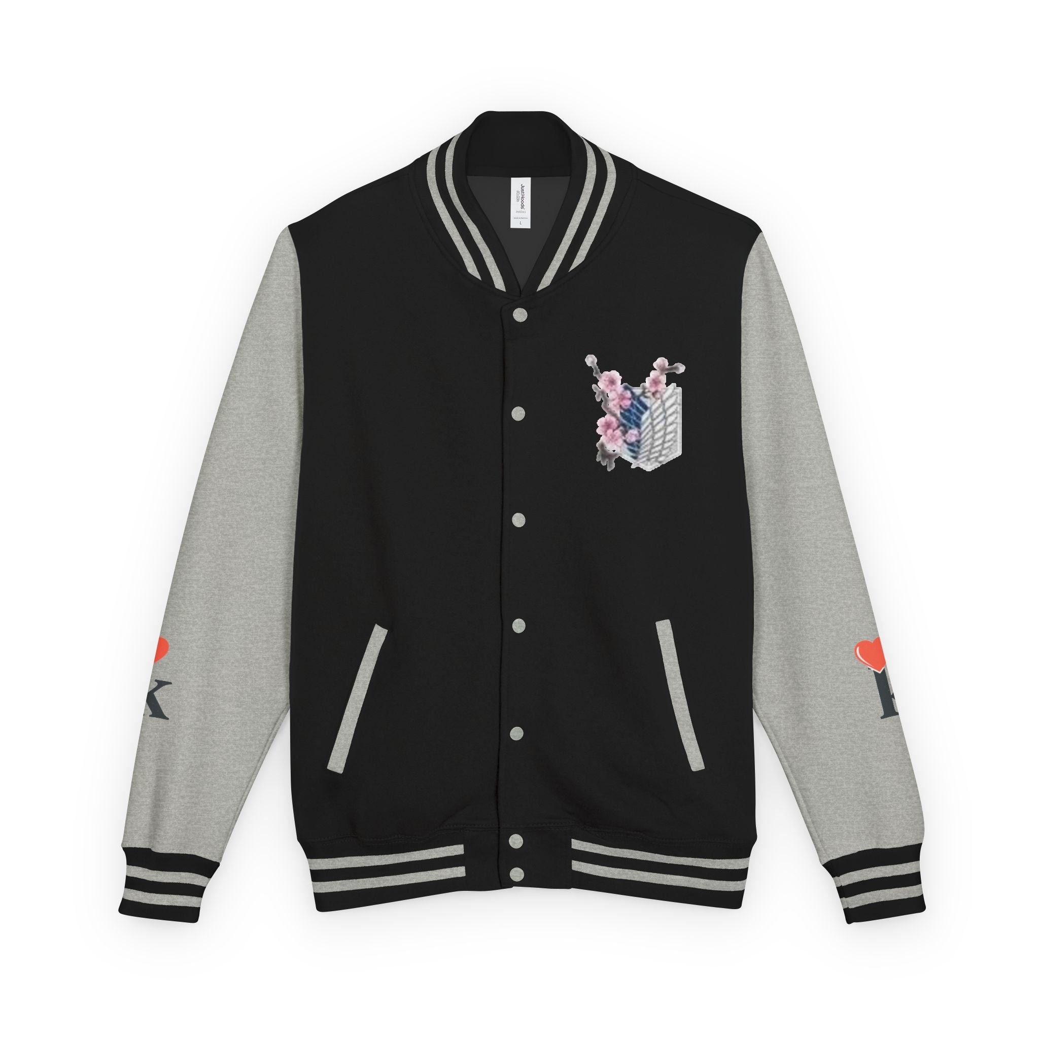 Attack on Titan Levi Varsity Jacket - Anime Letterman Jacket with Scout Regiment Emblem