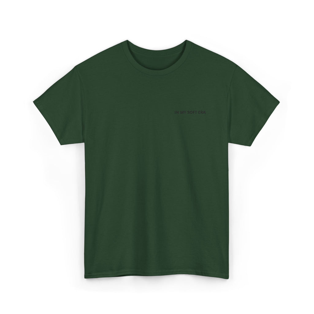 Minimal "In My Soft Era" Tee — Casual White Graphic T-Shirt