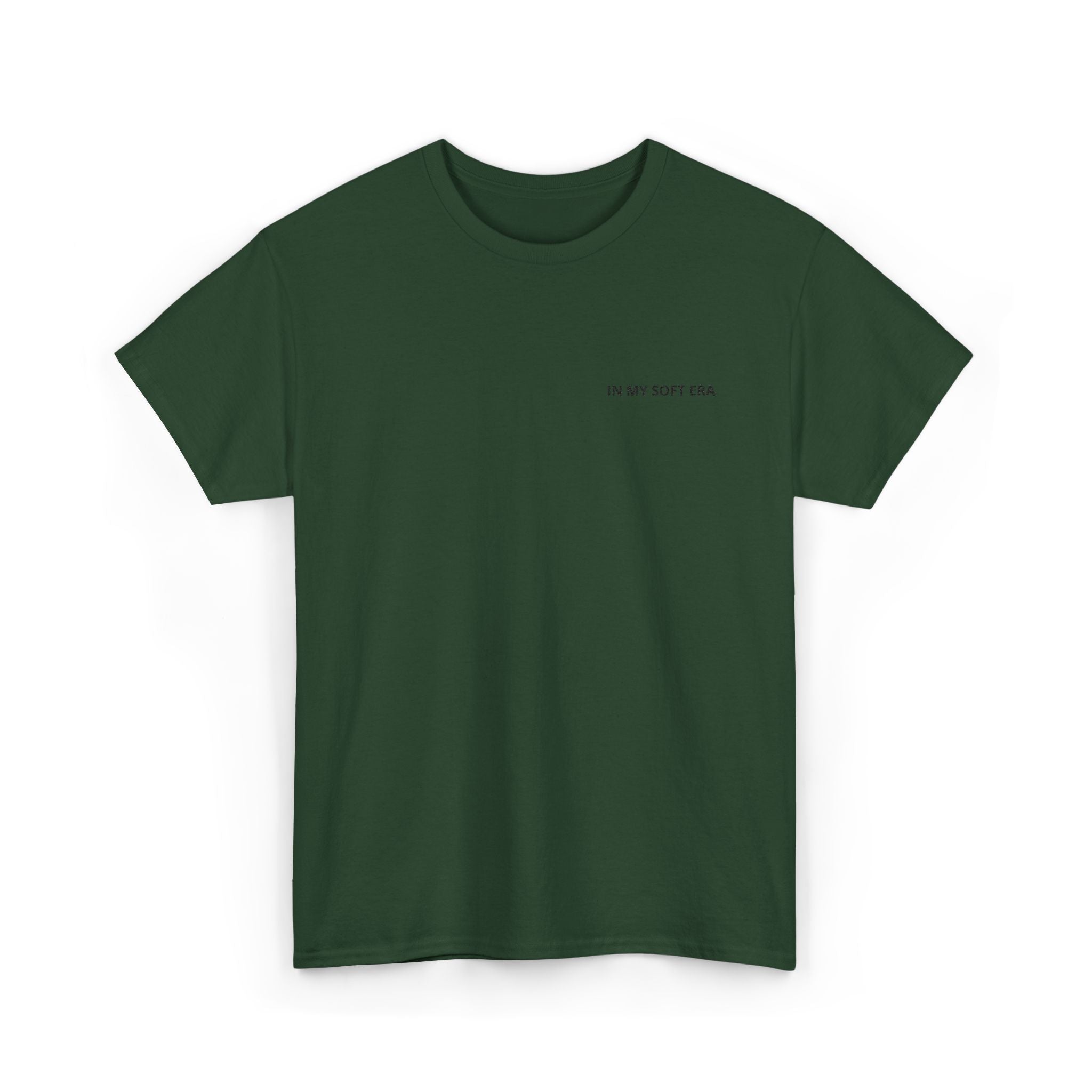 Minimal "In My Soft Era" Tee — Casual White Graphic T-Shirt