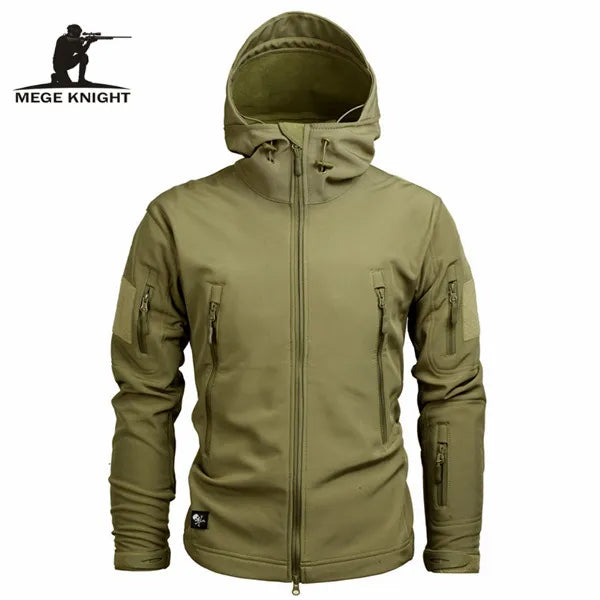 Autumn Men's Military Camouflage Fleece Jacket Army Tactical Clothing