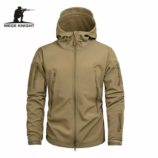 Autumn Men's Military Camouflage Fleece Jacket Army Tactical Clothing