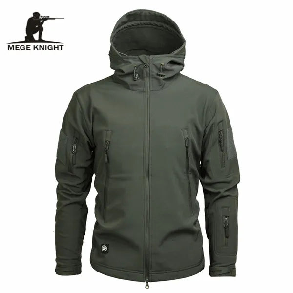 Autumn Men's Military Camouflage Fleece Jacket Army Tactical Clothing