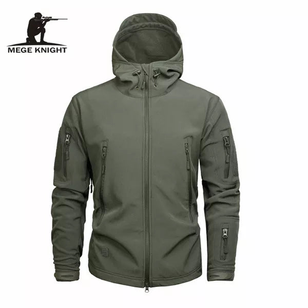 Autumn Men's Military Camouflage Fleece Jacket Army Tactical Clothing