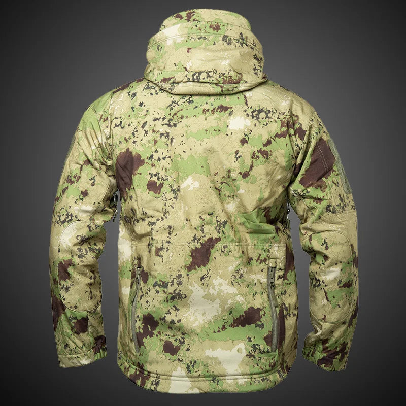 Autumn Men's Military Camouflage Fleece Jacket Army Tactical Clothing