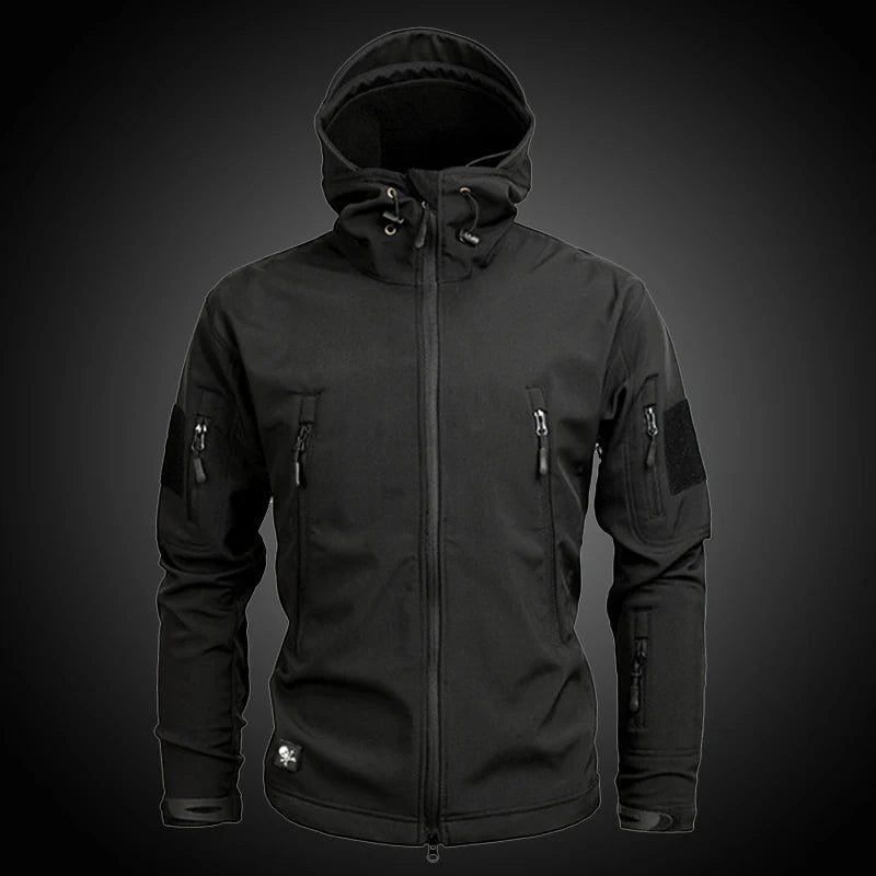 Autumn Men's Military Camouflage Fleece Jacket Army Tactical Clothing
