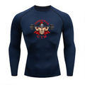 2025  New Slim Fit Fashionable Fitness Sportswear,  T-Shirt Pattern Top Tight Training Suit, Compressed Running Basketball Suit